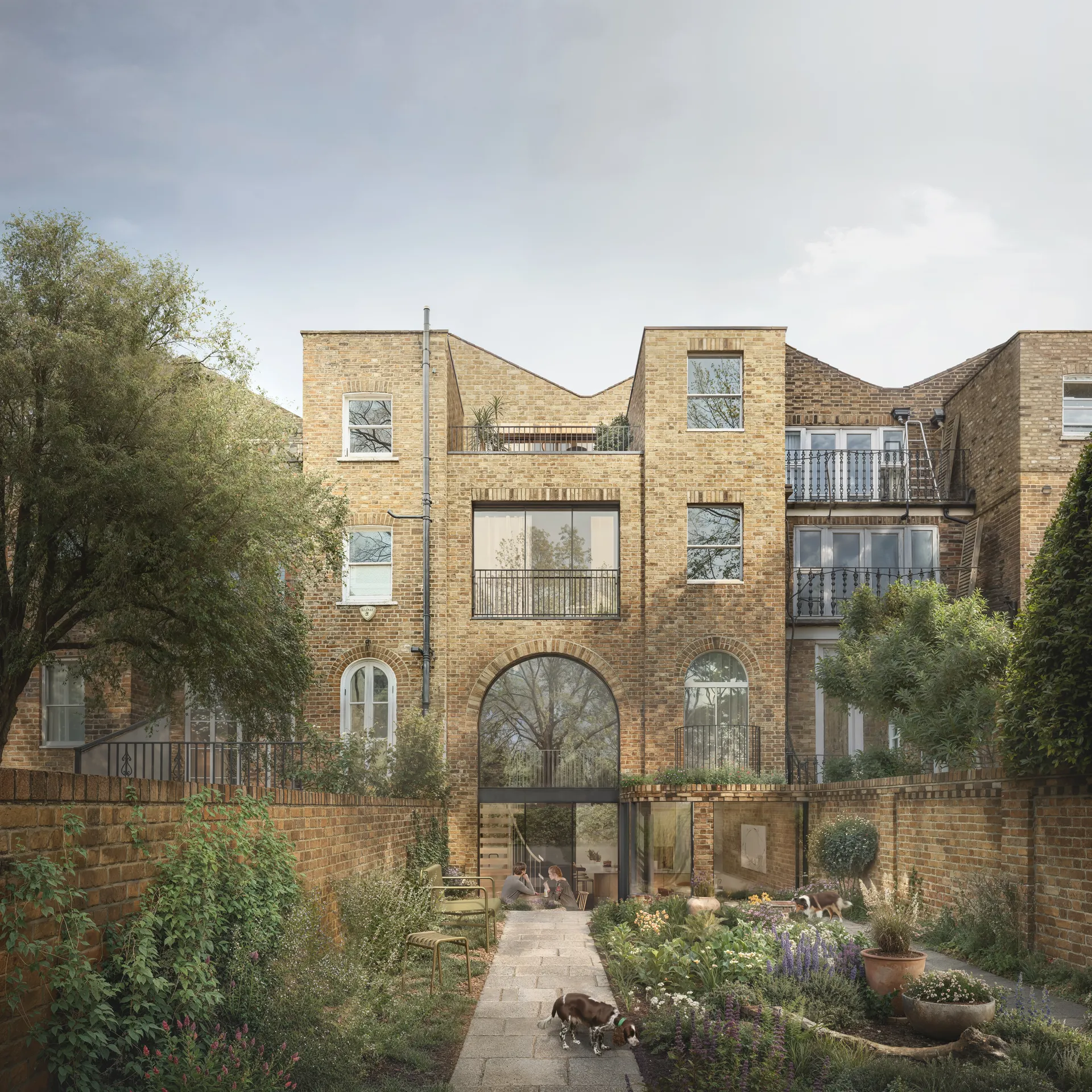 Ravenscourt Road garden elevation